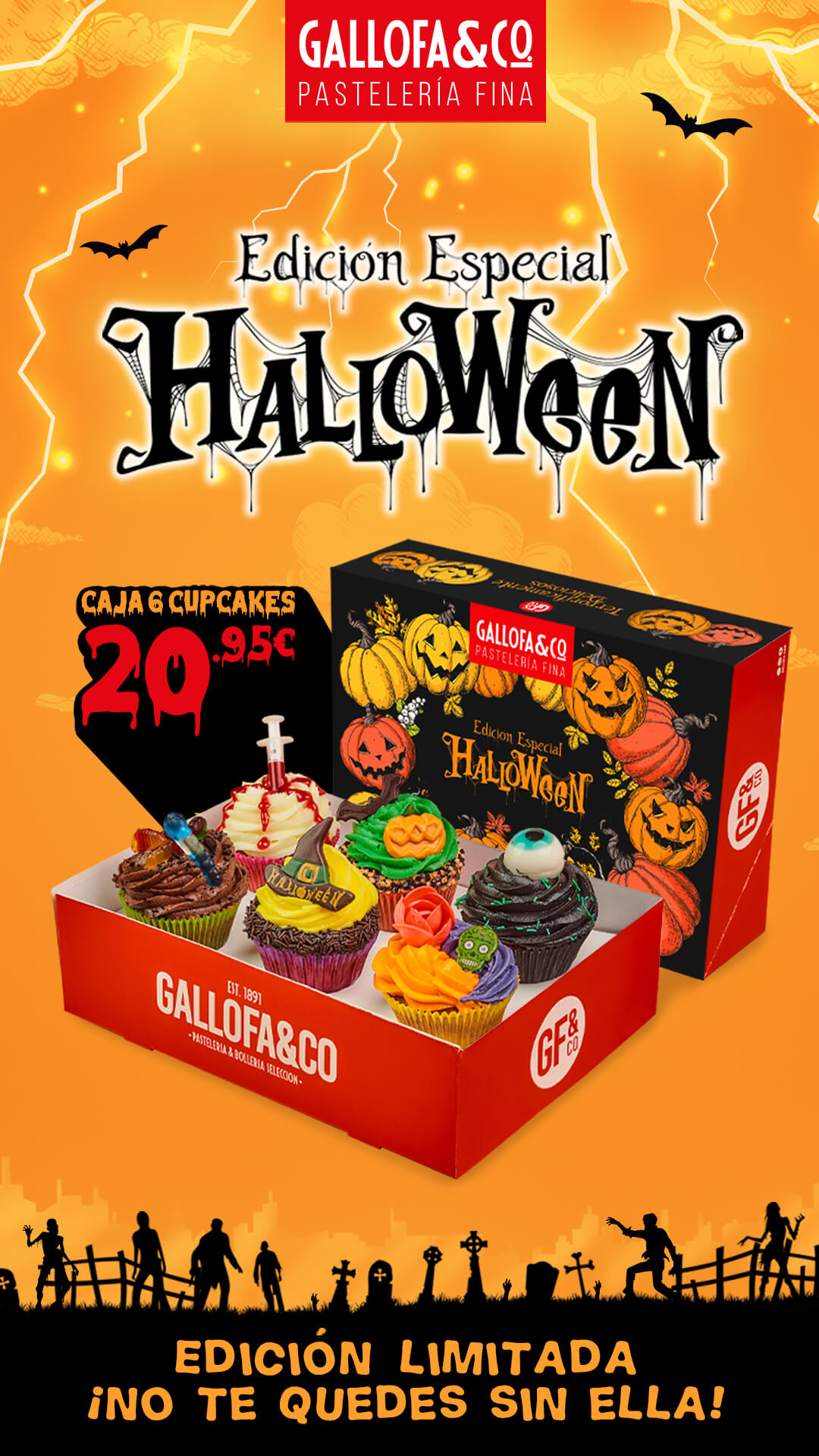 cupcakes de halloween